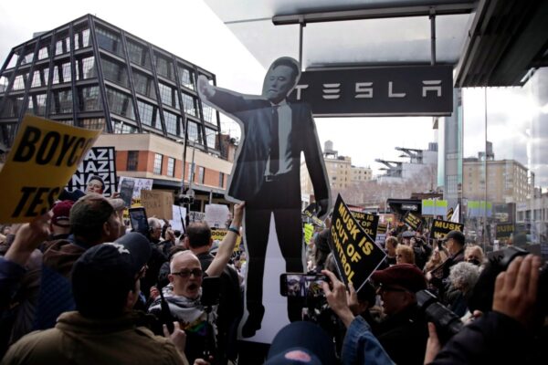 ‘Tesla Takedown’ protesters are planning a global day of action on March 29, and things might get ugly