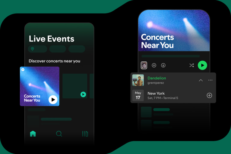 Spotify's latest custom playlist highlights artists with upcoming shows in your area